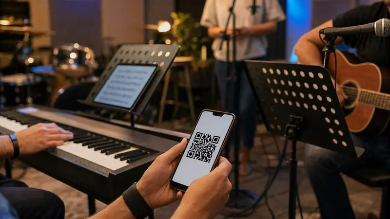 Controle de Ensaio Musical com QR Code
